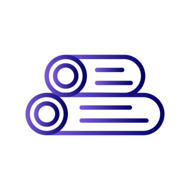 Ahşap günlük simgelerinin vektör illüstrasyonu