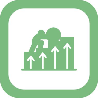 İş ve finans simgesinin vektör illüstrasyonu  