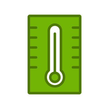 termometre simgesi vektör illüstrasyonu 