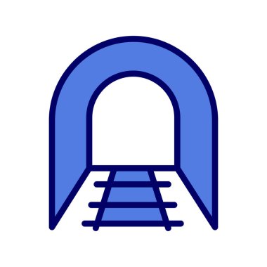 Tünel simgesinin vektör illüstrasyonu