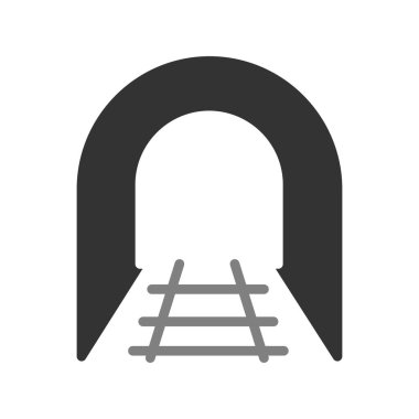 Tünel simgesinin vektör illüstrasyonu