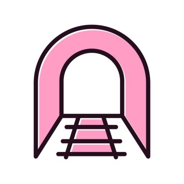 Tünel simgesinin vektör illüstrasyonu