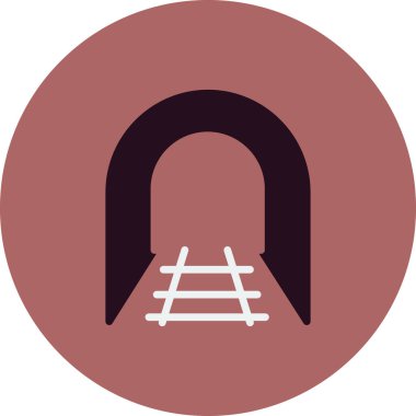 Tünel simgesinin vektör illüstrasyonu