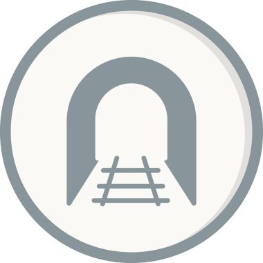 Tünel simgesinin vektör illüstrasyonu