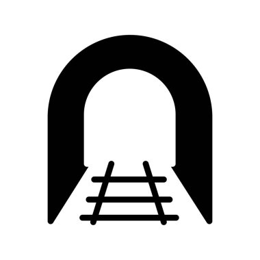 Tünel simgesinin vektör illüstrasyonu