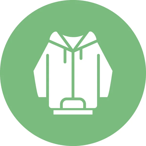 Hoodie Icon Vector Illustration — Stock Vector