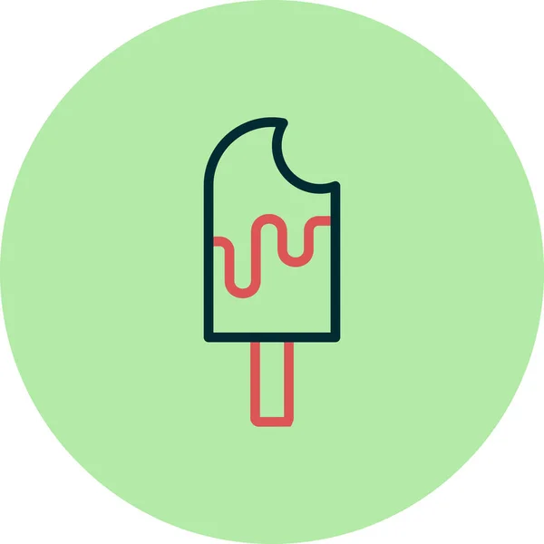 Vector Icon Ice Cream — Stockvektor