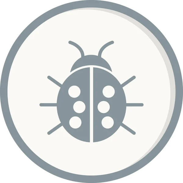Uğur Böceği Vektör Illüstrasyonuname — Stok Vektör