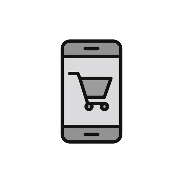 vector illustration of SEO modern icon, Online Shopping concept 