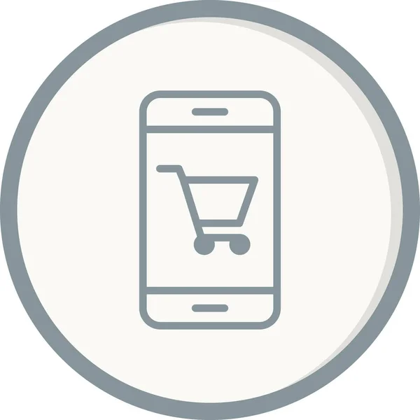Vectorillustratie Van Seo Modern Icoon Online Shopping Concept — Stockvector