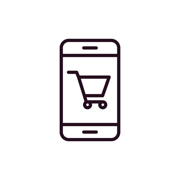 Online Shop icon vector illustration