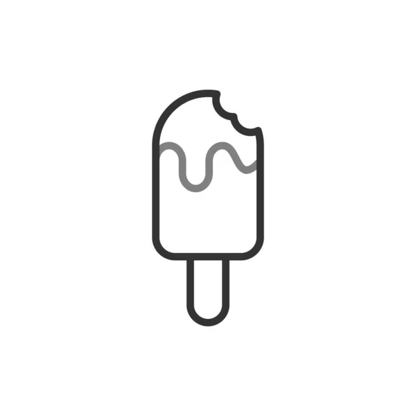 Illustration Vectorielle Icône Popsicle — Image vectorielle
