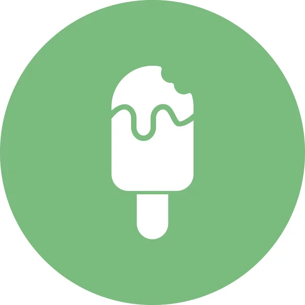 Vector Illustration Popsicle Icon — Vettoriale Stock