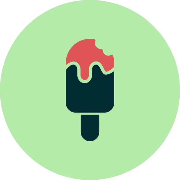 Vector Illustratie Van Popsicle Icoon — Stockvector