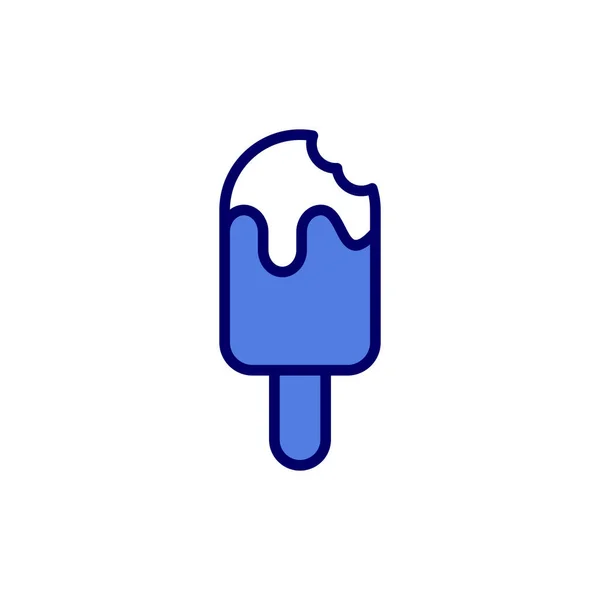 Vector Illustration Popsicle Icon — Stockvektor