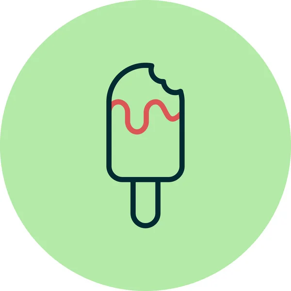 Vector Illustration Popsicle Icon — 스톡 벡터