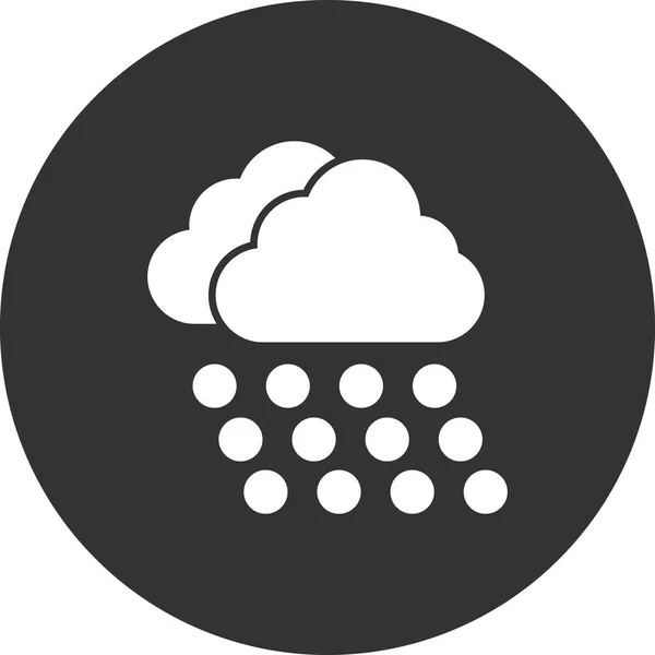 Illustration Vectorielle Météo Icône Accueil — Image vectorielle