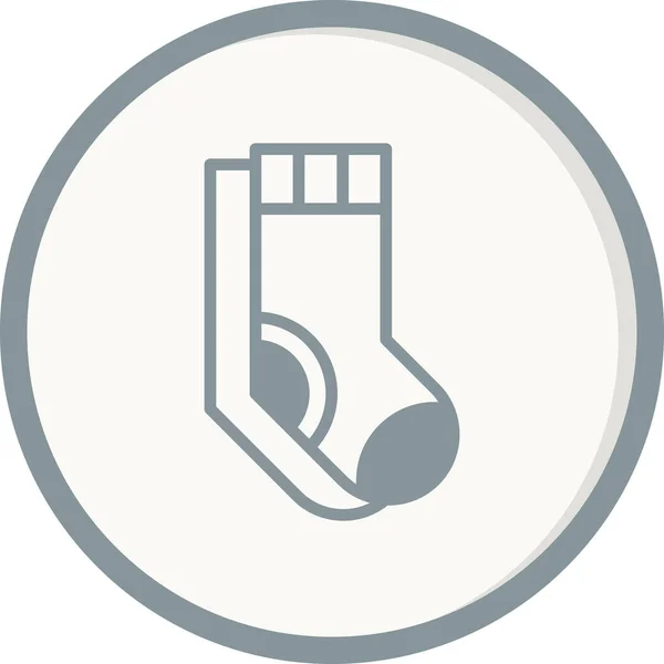 Socks Icon Vector Illustration — Wektor stockowy