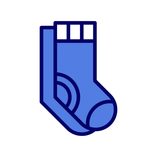 靴下のアイコン ベクターイラスト — ストックベクタ