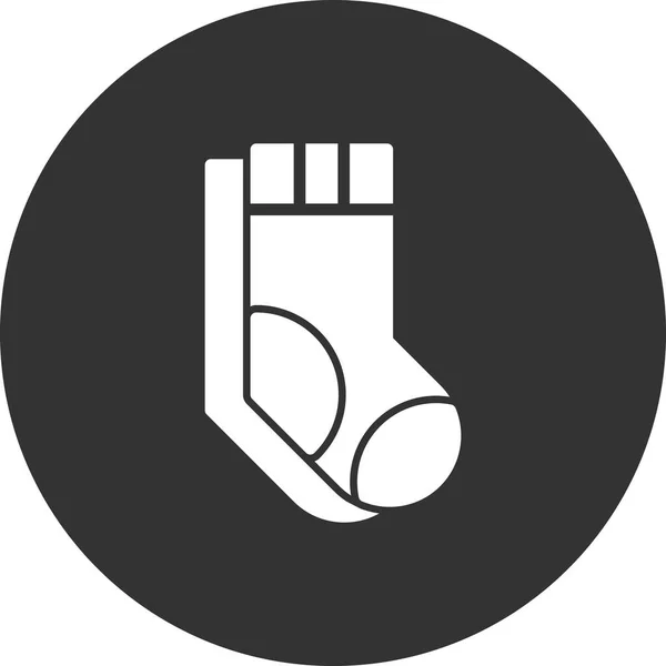 Socks Icon Vector Illustration — Stock vektor