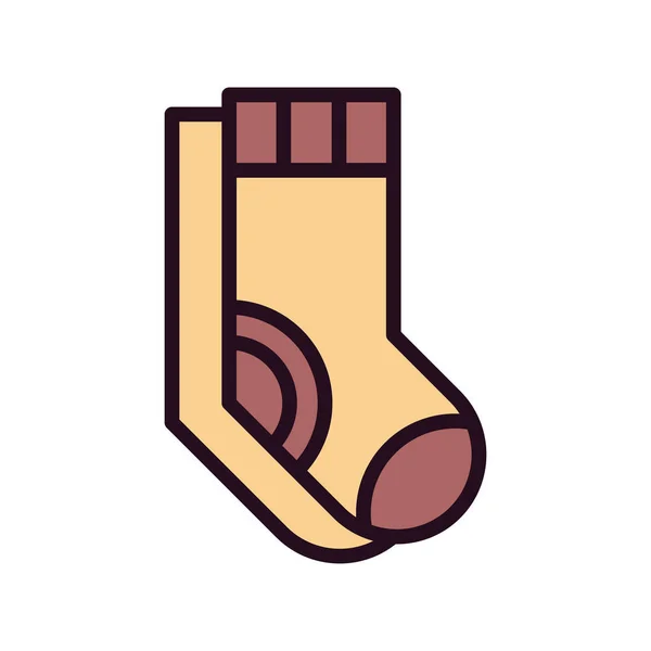 Ikona Ponožky Vektorová Ilustrace — Stockový vektor