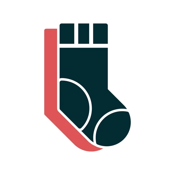 Socks Icon Vector Illustration — Stock vektor