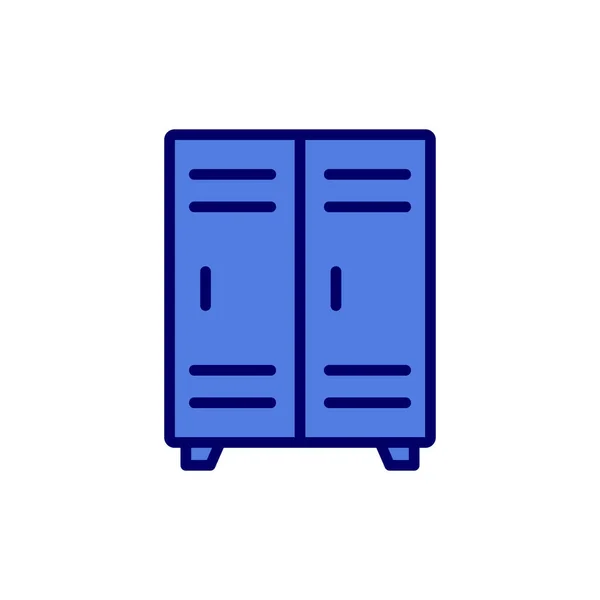 Ilustración Vectorial Locker Icono — Vector de stock