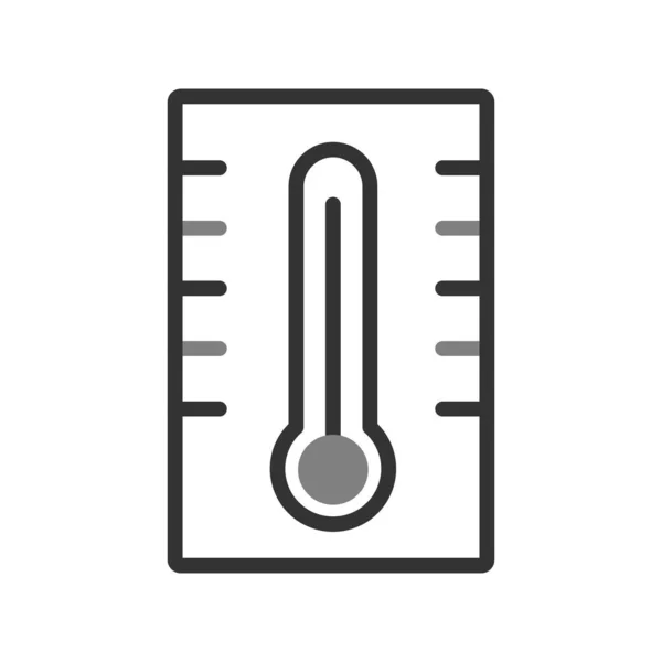 Termometre Web Simgesi Basit Illüstrasyon — Stok Vektör