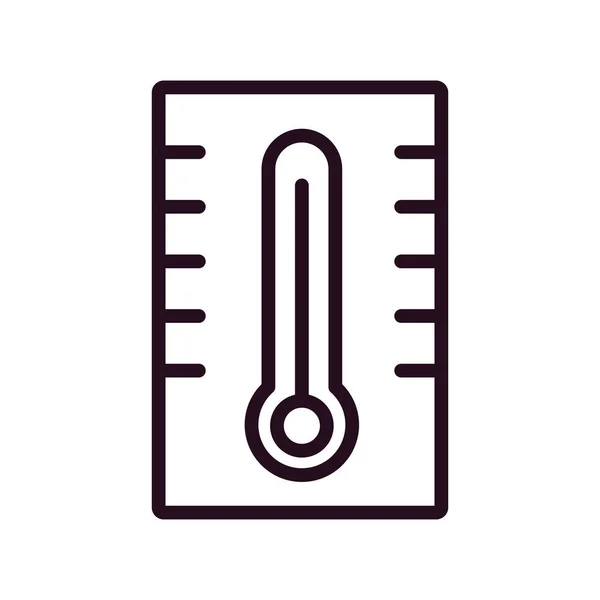 Thermometer Web Icon Simple Illustration — Stock Vector