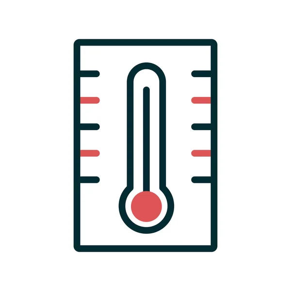 Термометр Иконка Сайта — стоковый вектор