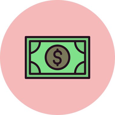 para simgesi vektör illüstrasyonu 