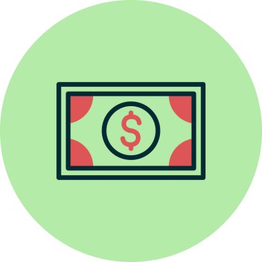 para simgesi vektör illüstrasyonu 