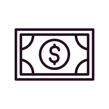 para simgesi vektör illüstrasyonu 