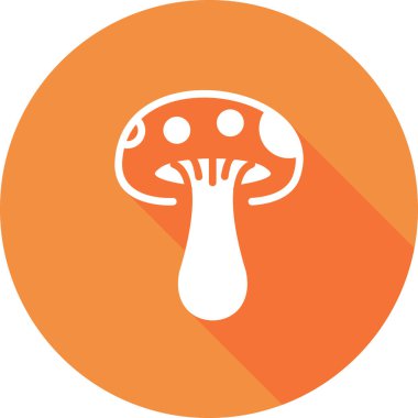 mantar simgesi vektör illüstrasyonu 