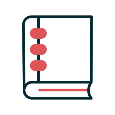 kitap simgesi vektör illüstrasyonu