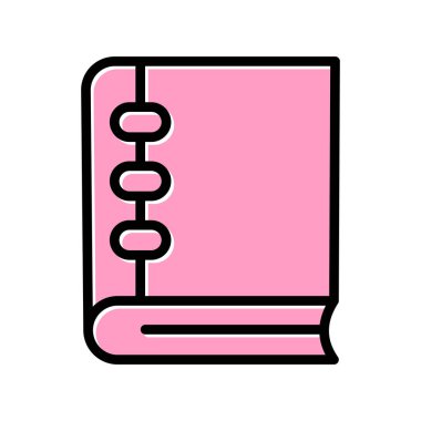 kitap simgesi vektör illüstrasyonu