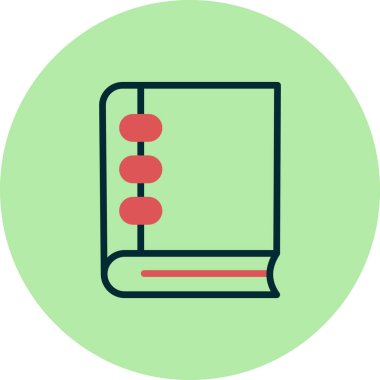 kitap simgesi vektör illüstrasyonu