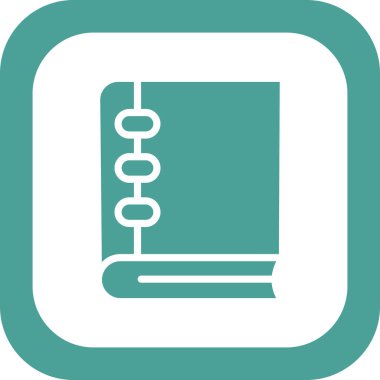 kitap simgesi vektör illüstrasyonu