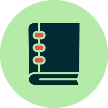 kitap simgesi vektör illüstrasyonu