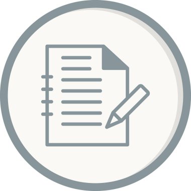 belge simgesi vektör illüstrasyonu 