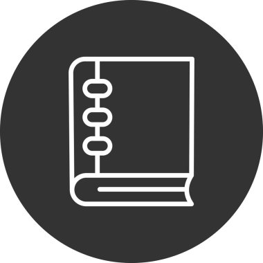 Kitap. Web simgesi basit illüstrasyon