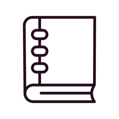 kitap simgesi vektör illüstrasyonu