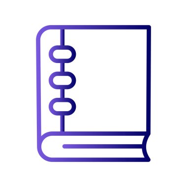 kitap simgesi vektör illüstrasyonu