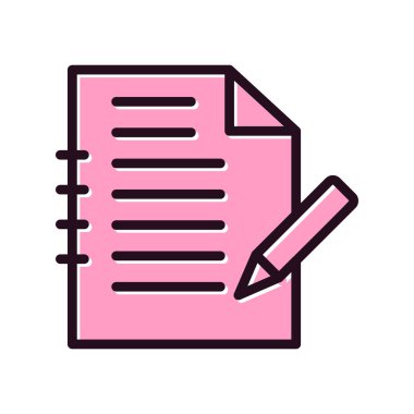 belge simgesi vektör illüstrasyonu 