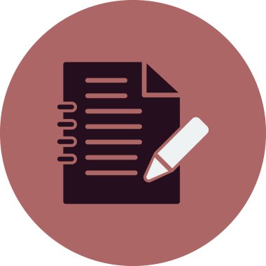 belge simgesi vektör illüstrasyonu 