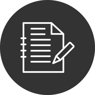 belge simgesi vektör illüstrasyonu 