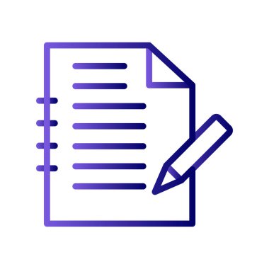 belge simgesi vektör illüstrasyonu 