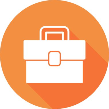 Evrak çantası simgesinin vektör illüstrasyonu 