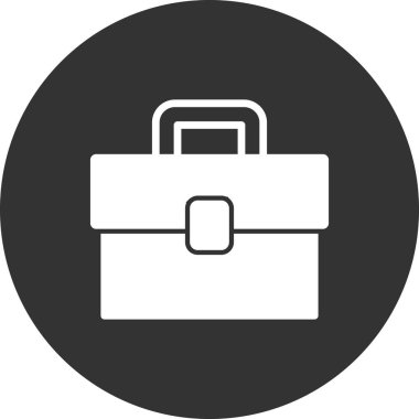 Evrak çantası simgesinin vektör illüstrasyonu 