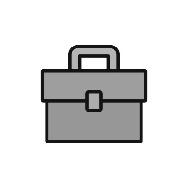 Evrak çantası simgesinin vektör illüstrasyonu 